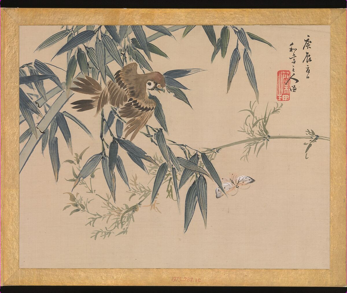 Flowers and Birds, Taki Katei (Japanese, 1830–1901), Album of twelve leaves; ink and color on silk, Japan