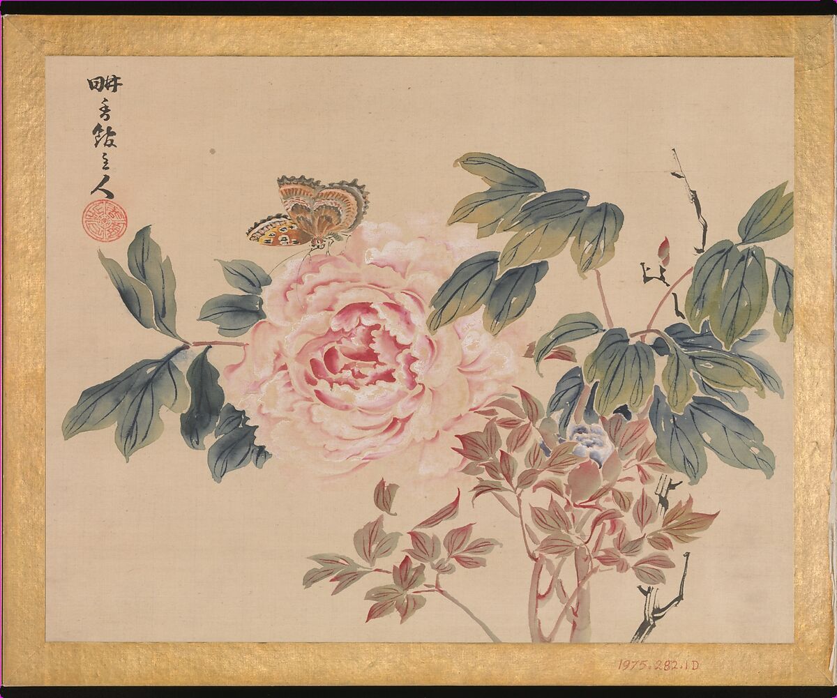 Flowers and Birds, Taki Katei (Japanese, 1830–1901), Album of twelve leaves; ink and color on silk, Japan