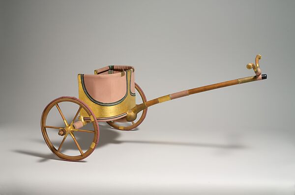 Model of a Chariot from the Tomb of Yuya and Tjuyu, Andrea Altobello, Wood, leather, paint, gold leaf 