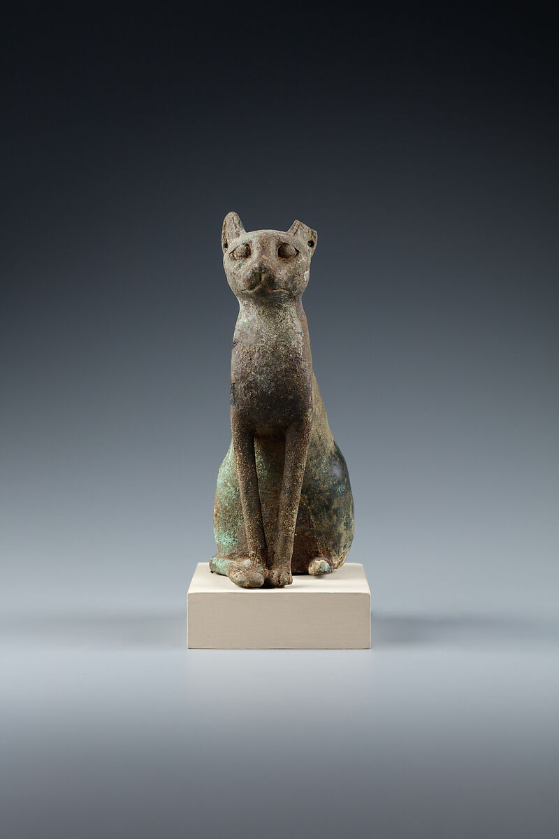Cat Statuette, Bronze