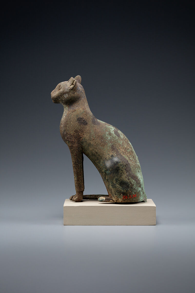 Cat Statuette, Bronze