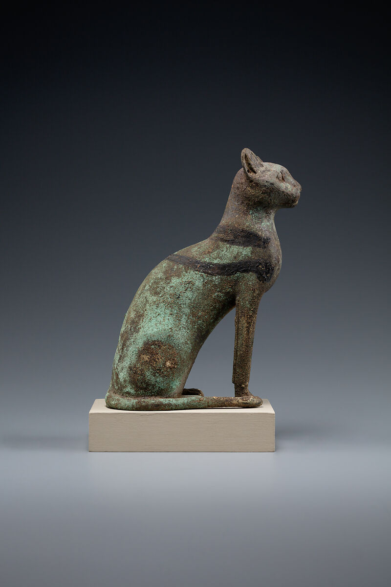 Cat Statuette, Bronze