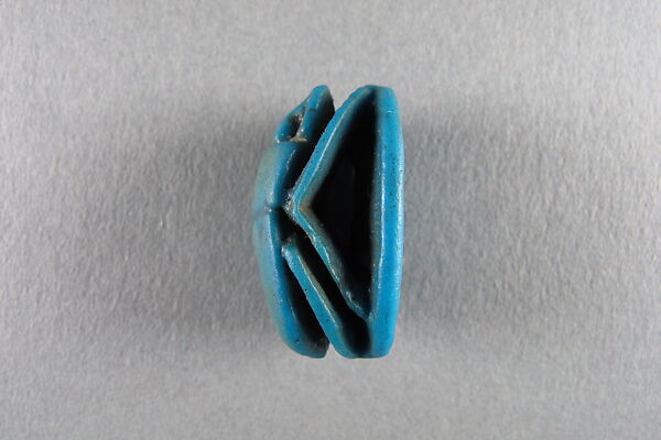 Scarab of Sheshonq I, Blue faience
