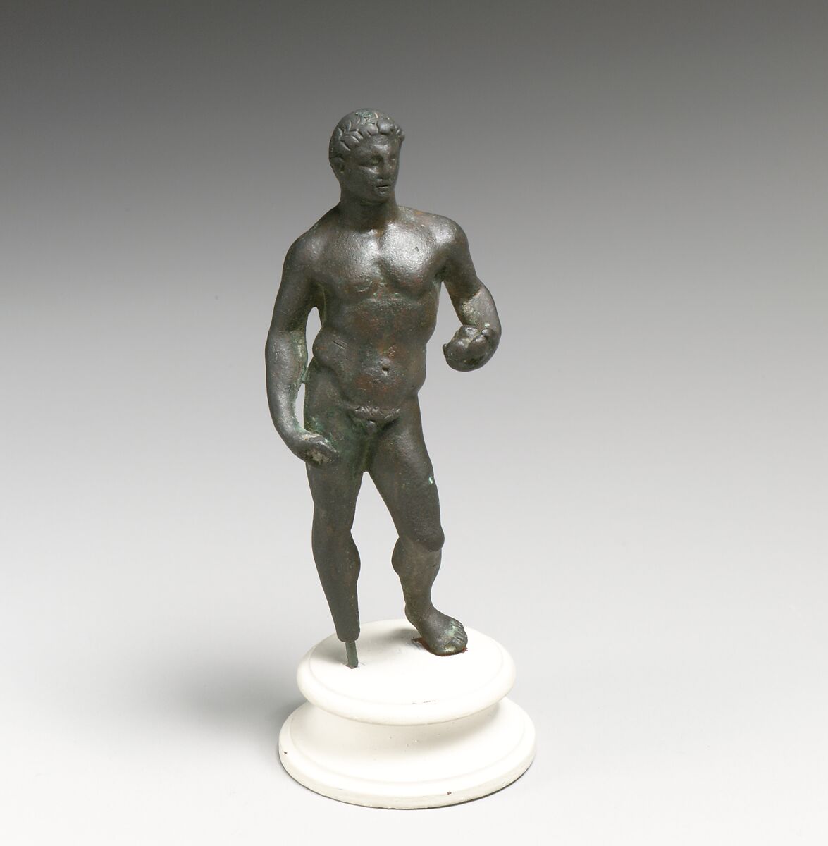 Statuette of Herakles holding apples, Bronze