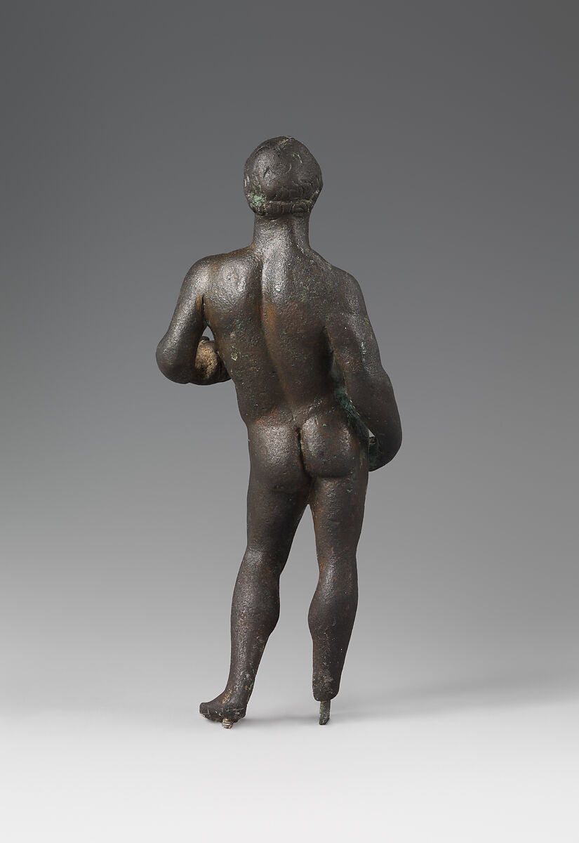 Statuette of Herakles holding apples, Bronze