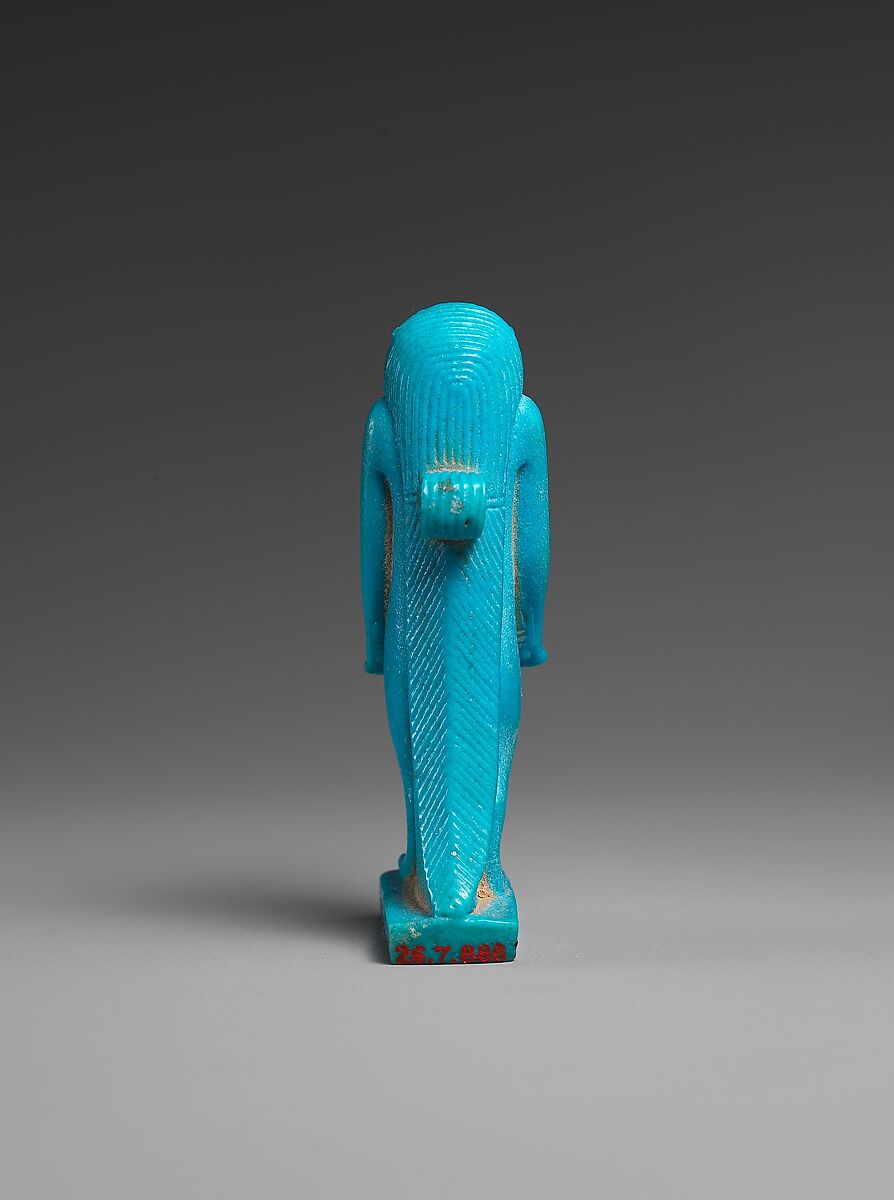 Taweret amulet, Faience