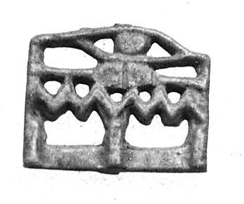 Hieroglyphic Amulet, Faience