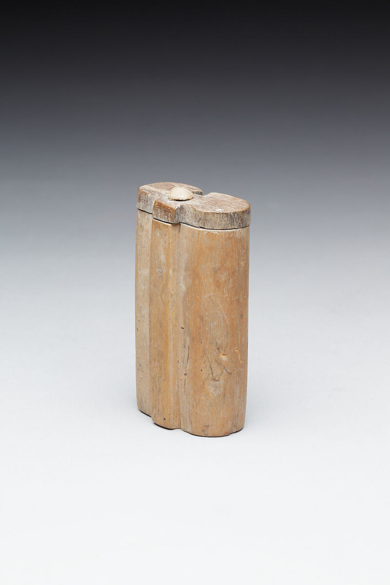 Kohl tube and stick, Wood, ebony