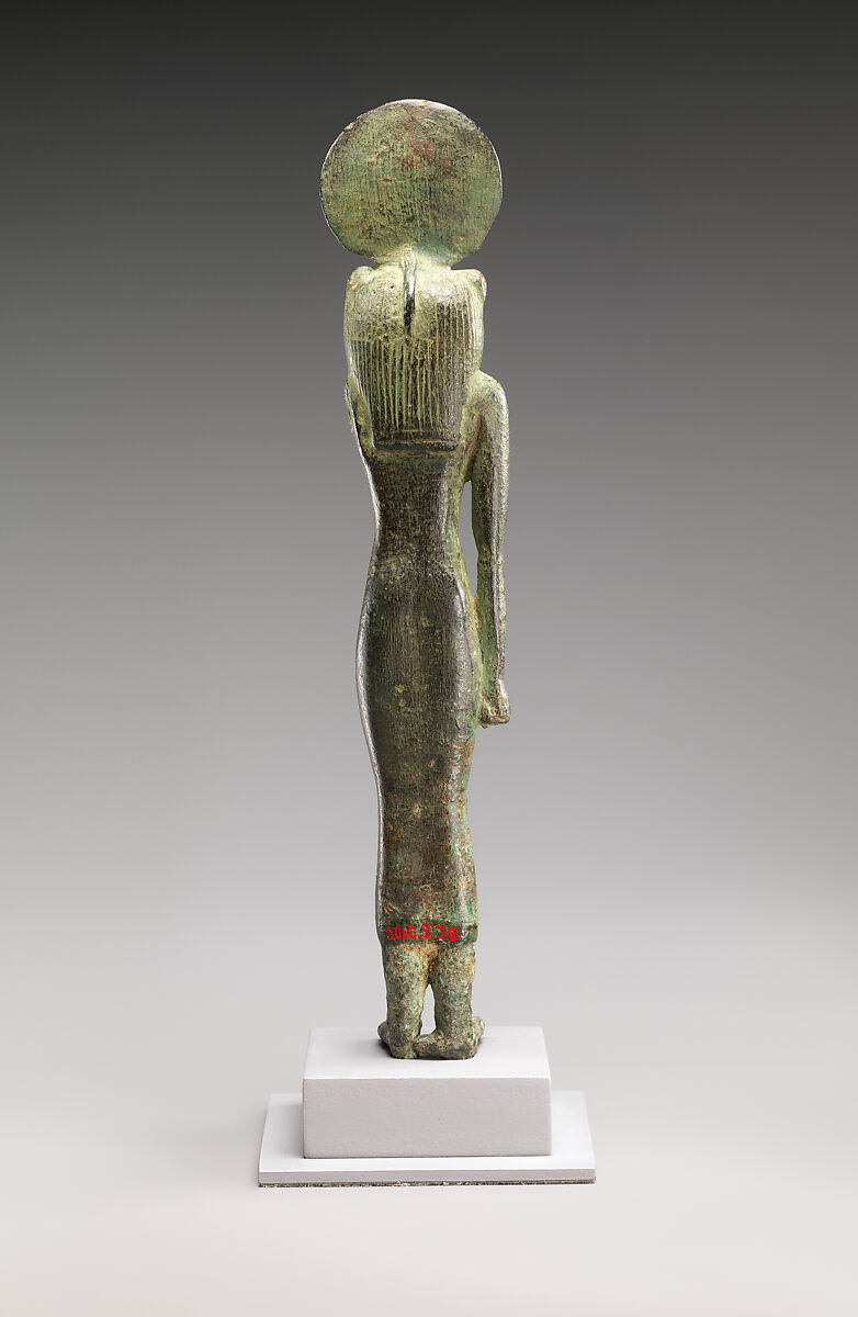Lion-headed goddess, Cupreous metal
