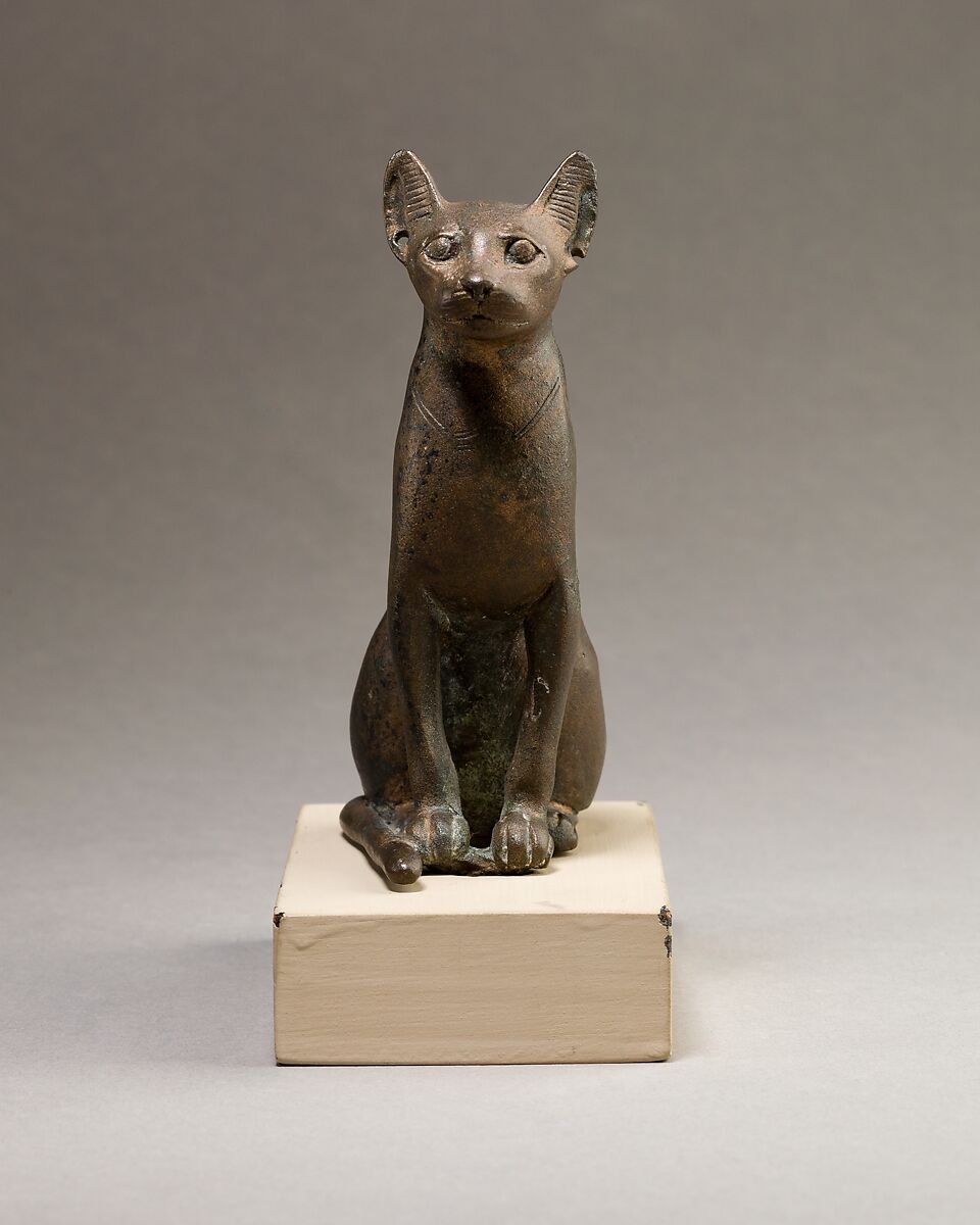 Cat figurine, Late Period–Ptolemaic Period