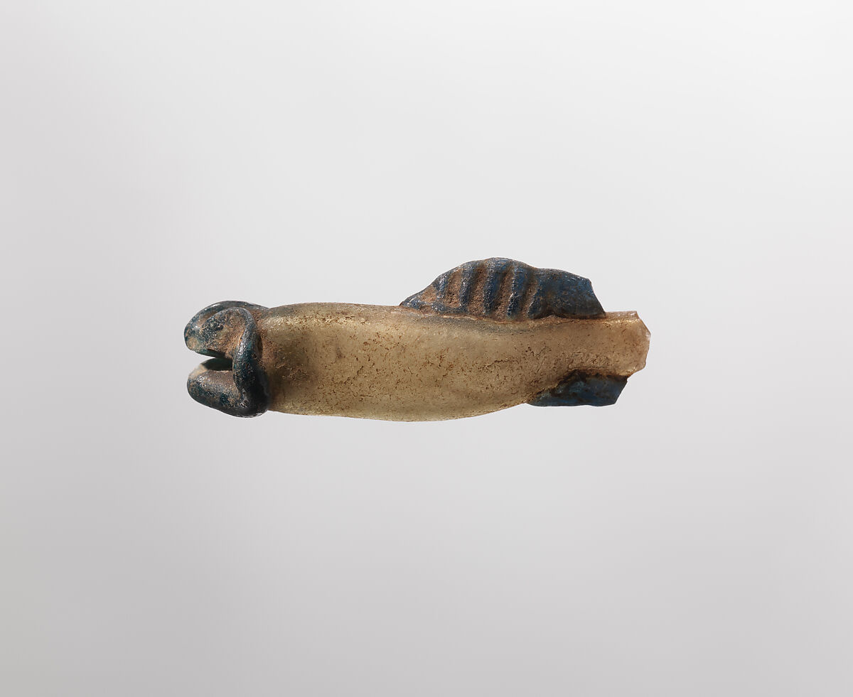 Fish appliqué, Glass