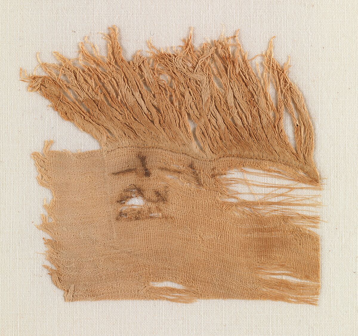 Linen mark, corner of sheet, Linen