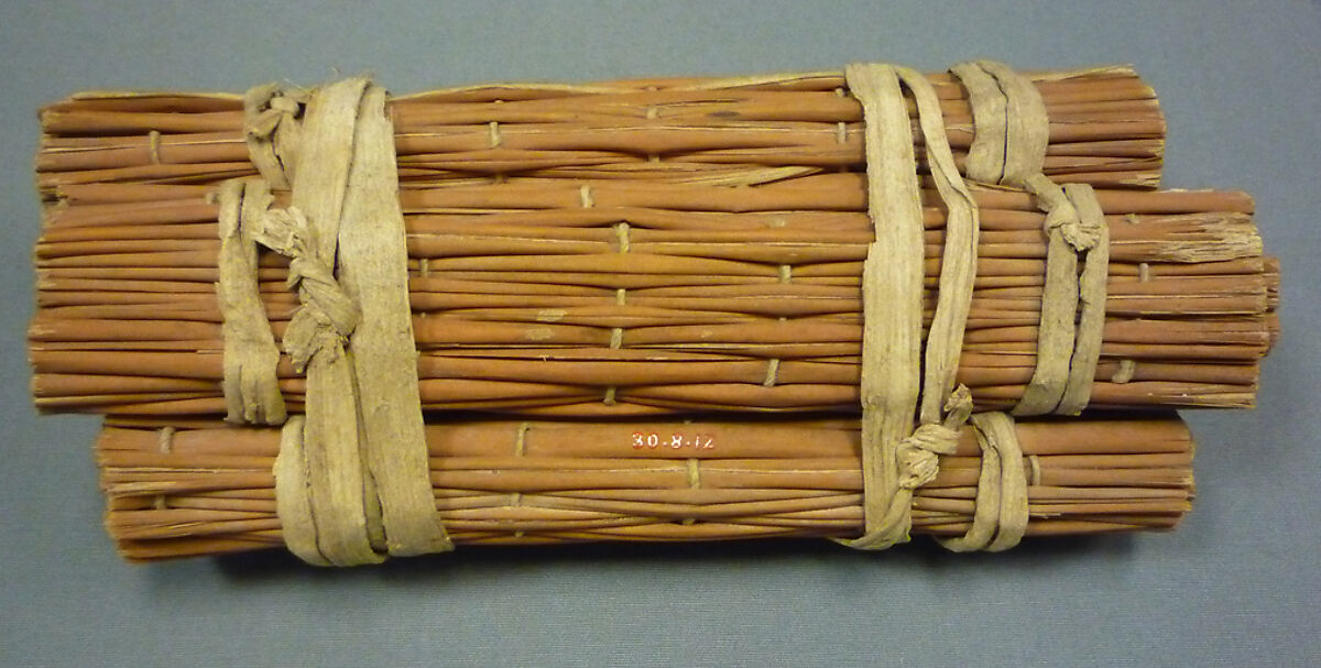 Bundle of Model Mats from the Foundation Deposit for Hatshepsut's Tomb, Papyrus, fiber