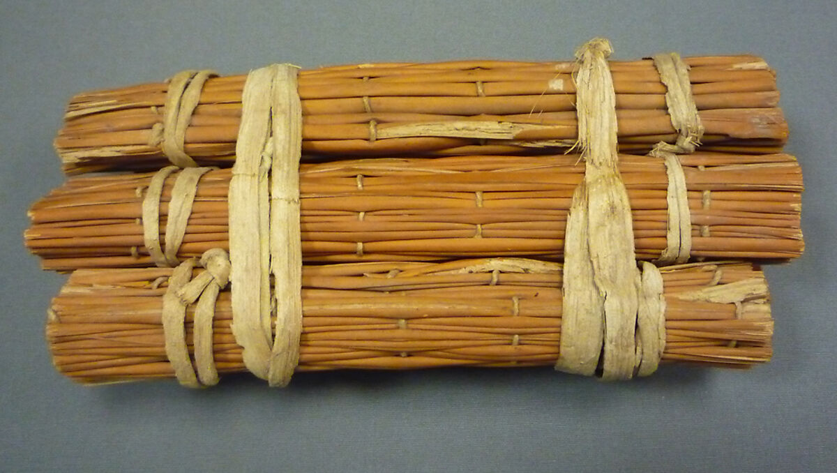 Bundle of Model Mats from the Foundation Deposit for Hatshepsut's Tomb, Papyrus, fiber