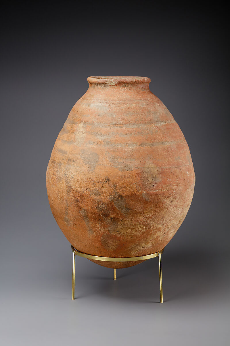 Beer Jar, mud stopper replaced, Pottery, mud