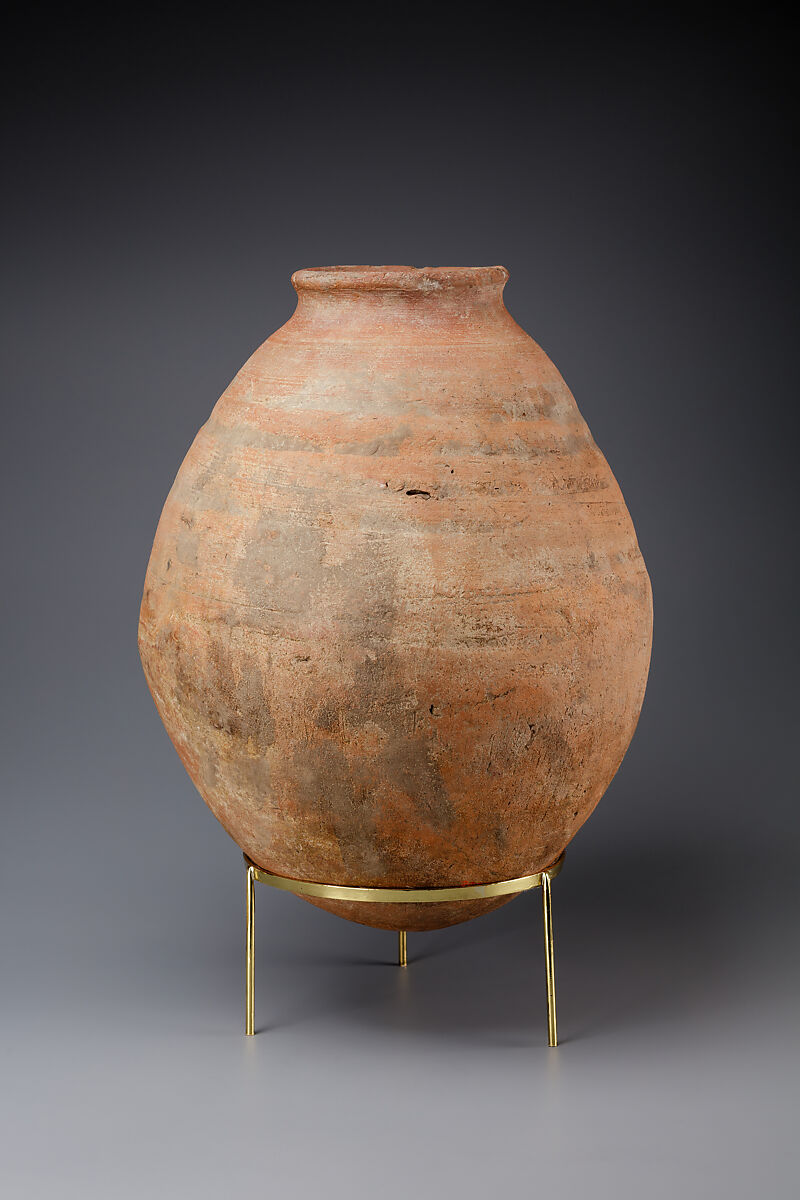 Beer Jar, mud stopper replaced, Pottery, mud