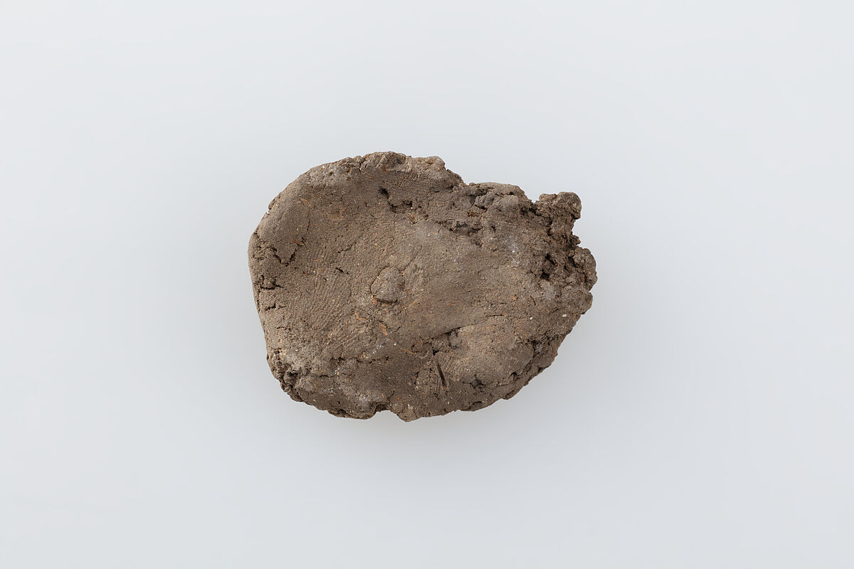 Model food offering, cake, Mud