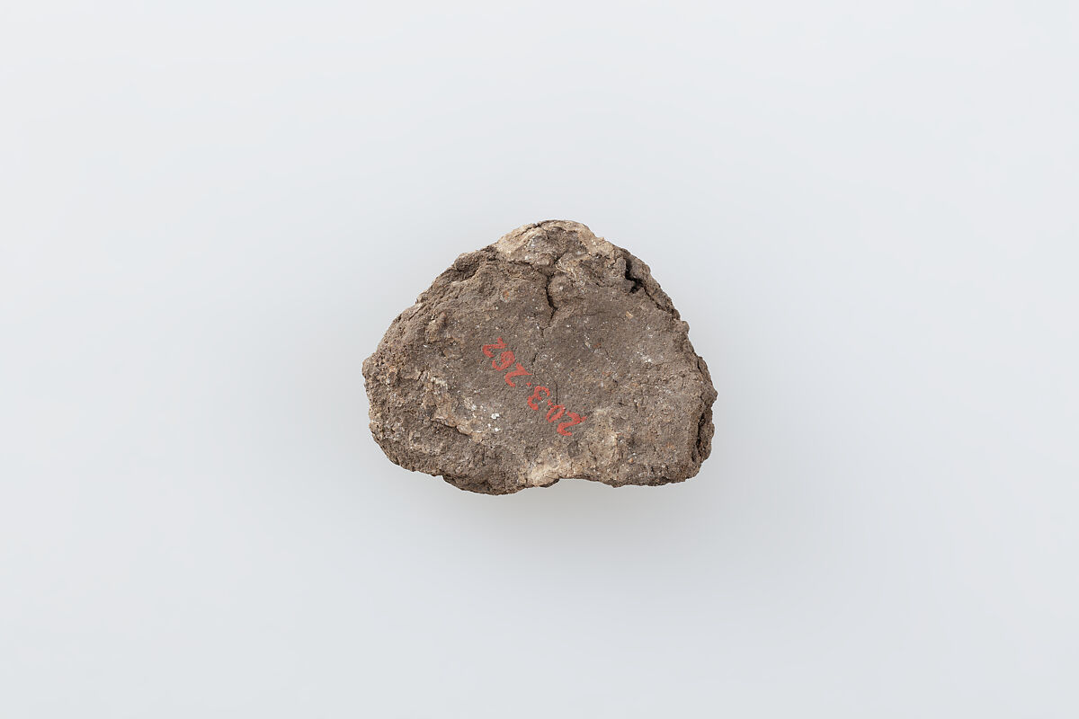 Model food offering, cake, Mud