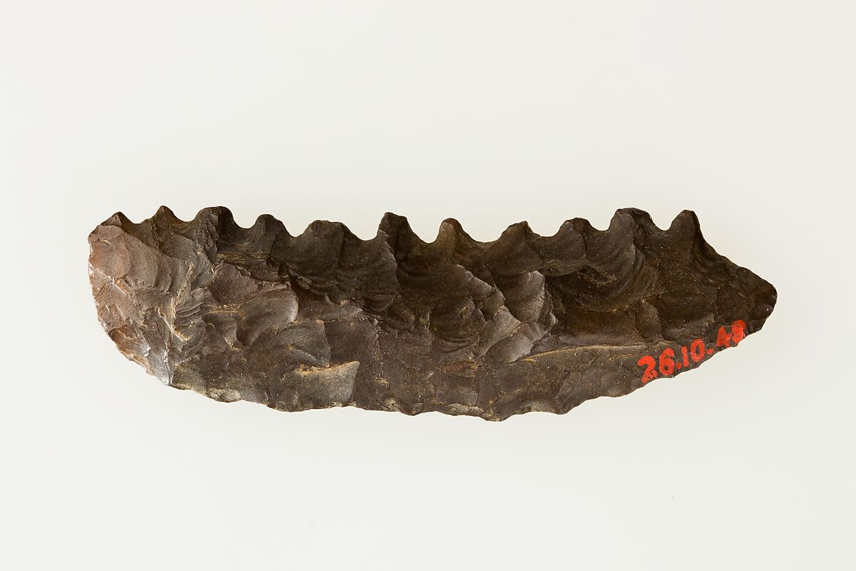 Bifacial Sickle Insert, Flint