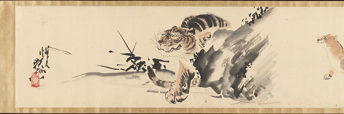 Sketches of Birds and Animals, Kawanabe Kyōsai 河鍋暁斎 (Japanese, 1831–1889), Handscroll; ink on paper, Japan