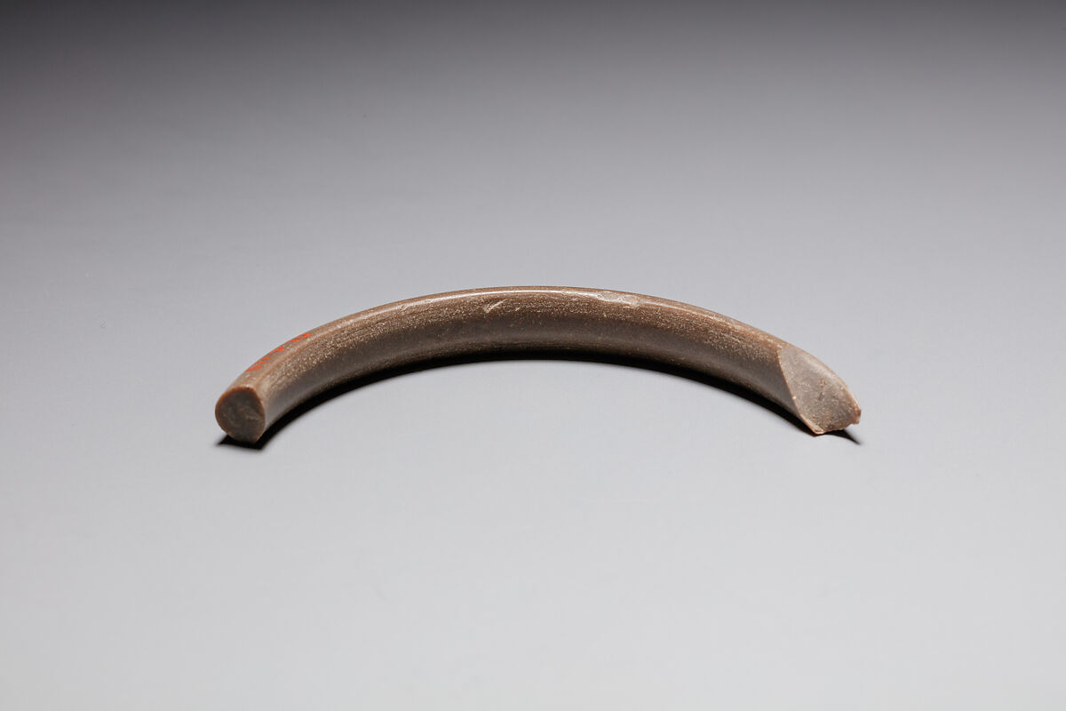 Bracelet (Bangle) Fragment, Flint