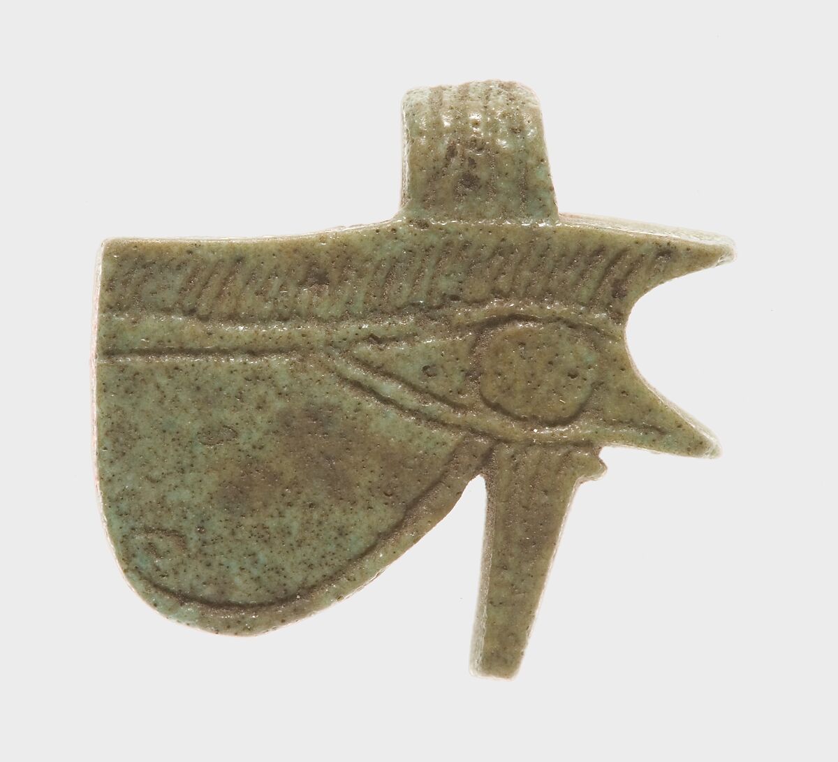 Wedjat eye amulet, Faience 