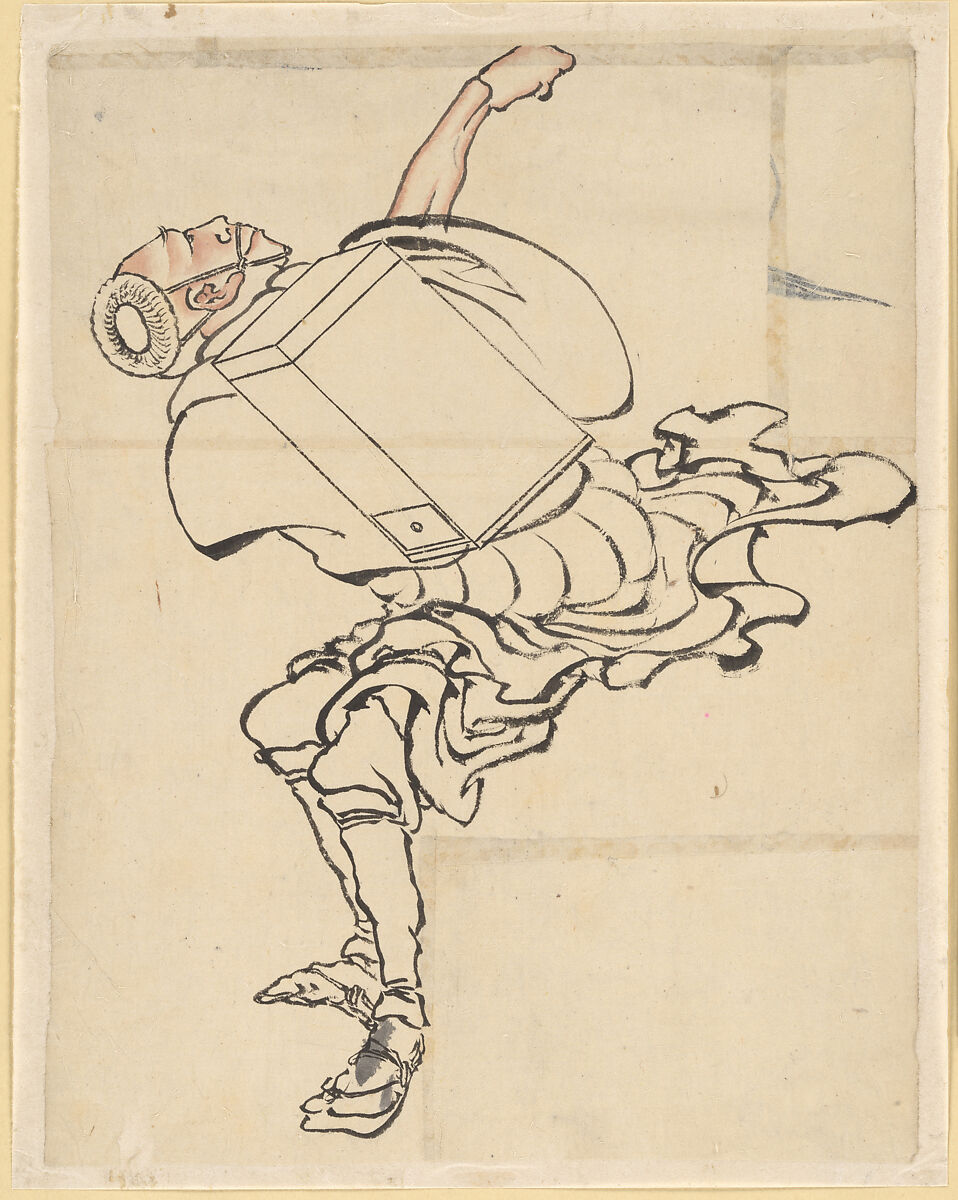 School of Katsushika Hokusai | Fan Peddler | Japan | Edo period (1615 ...