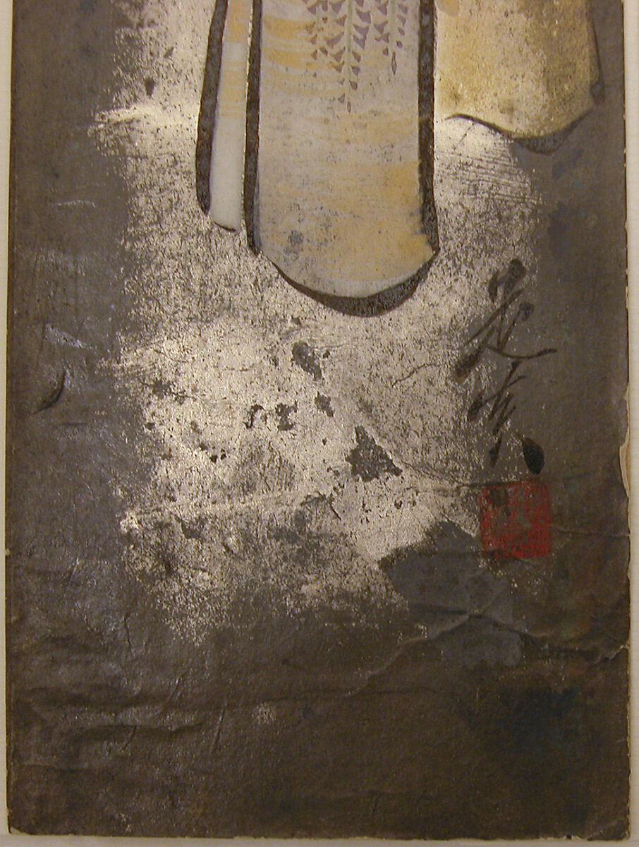 Dolls (Tate-bina), Shibata Zeshin (Japanese, 1807–1891), Painting; ink and color on paper (tanzaku), Japan