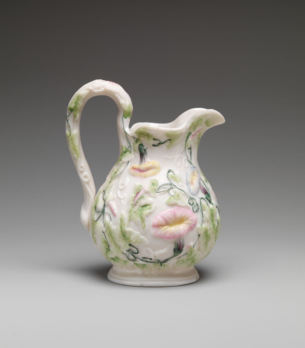 Pitcher, Parian porcelain, American 