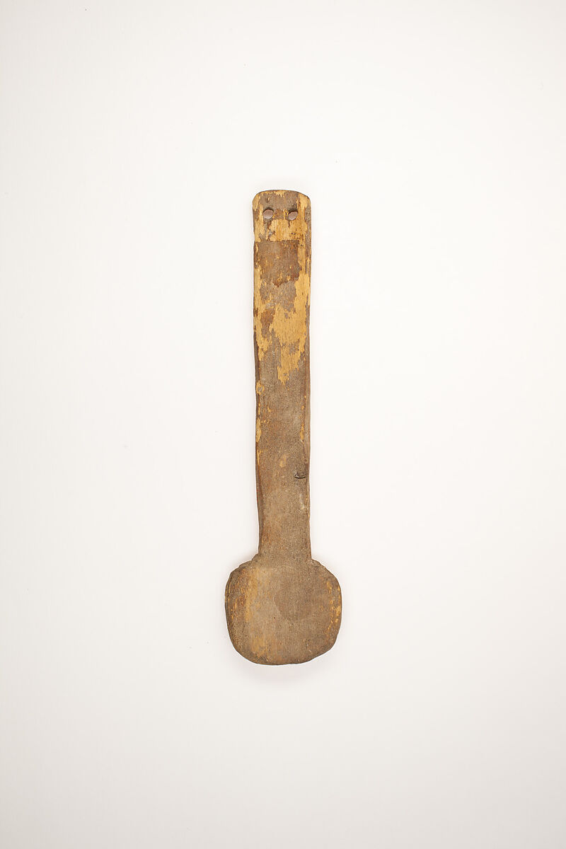 Menat, Wood, brown paint