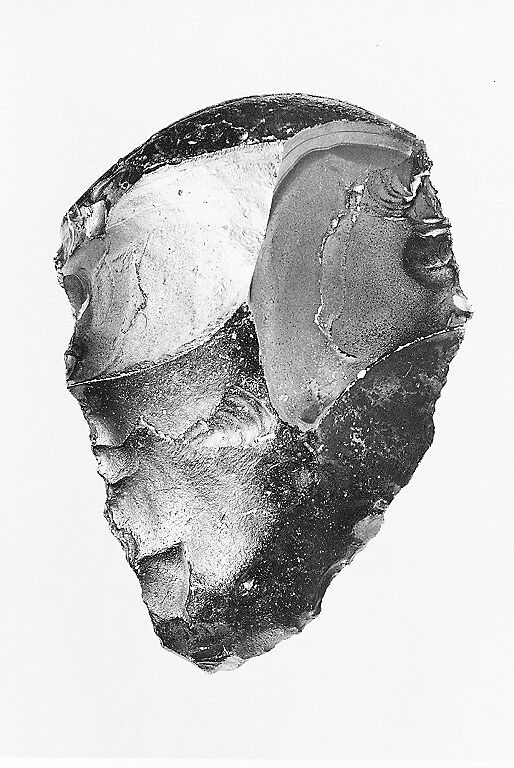 Biface, commonly referred to as a hand ax, Flint