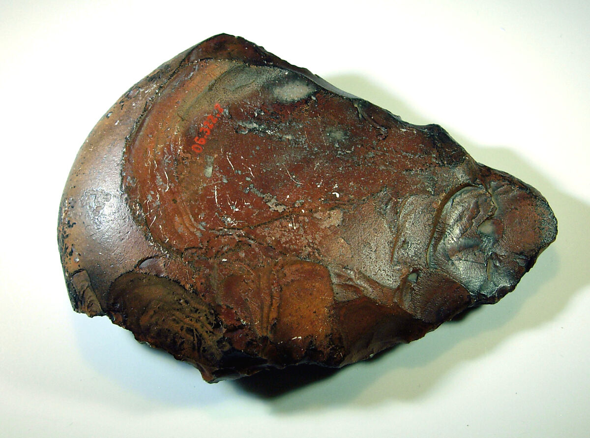Biface, commonly referred to as a hand ax, Flint