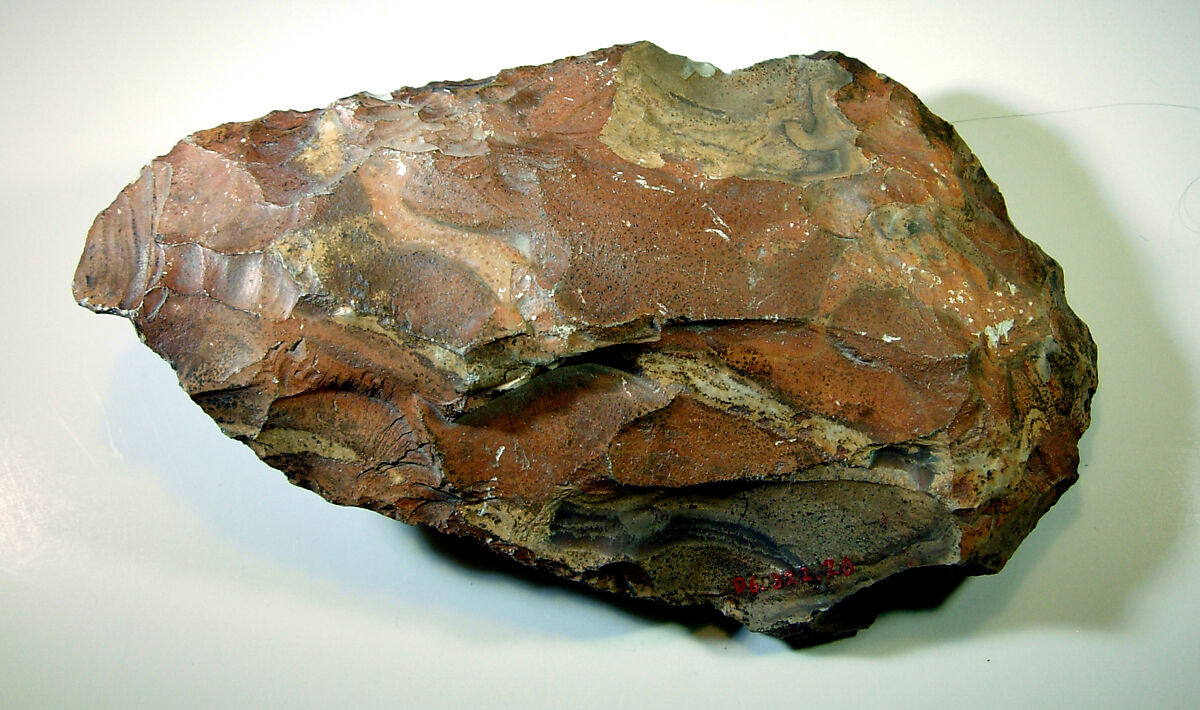 Biface, commonly referred to as a hand ax, Flint