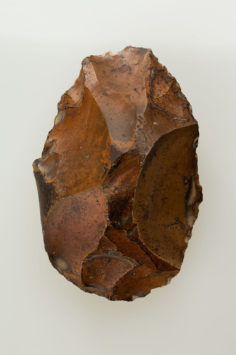 Biface, commonly referred to as a hand ax, Flint 