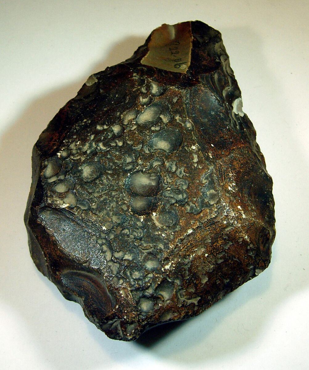 Biface, commonly referred to as a hand ax, Flint