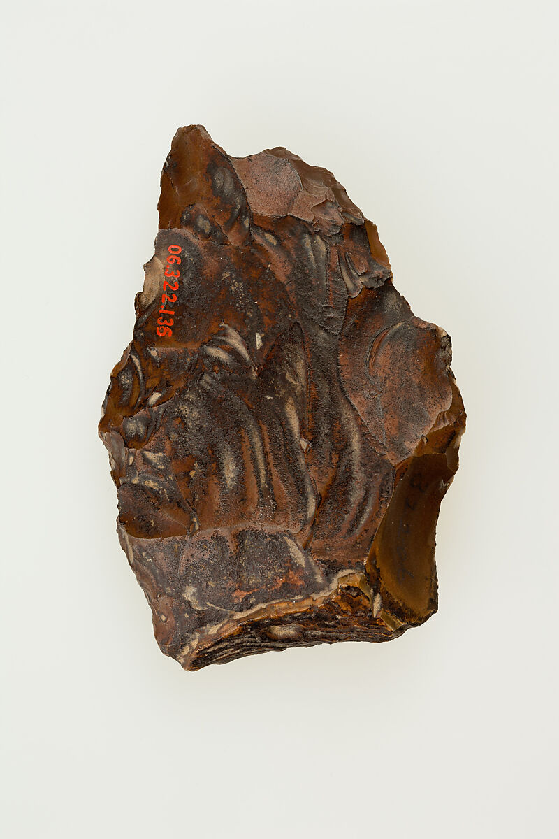 Biface, commonly referred to as a hand ax, Flint 