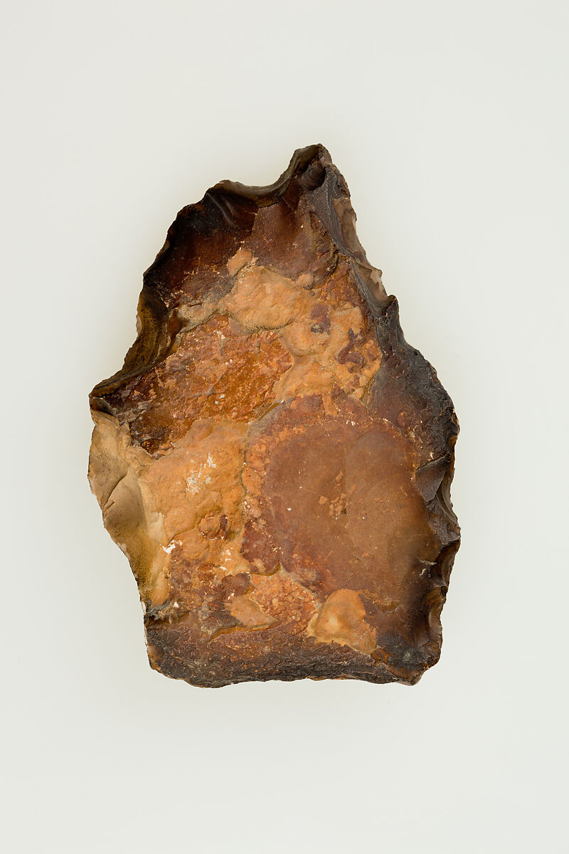 Biface, commonly referred to as a hand ax, Flint