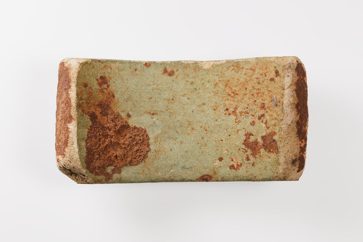 Fragment of a votive bracelet, Faience