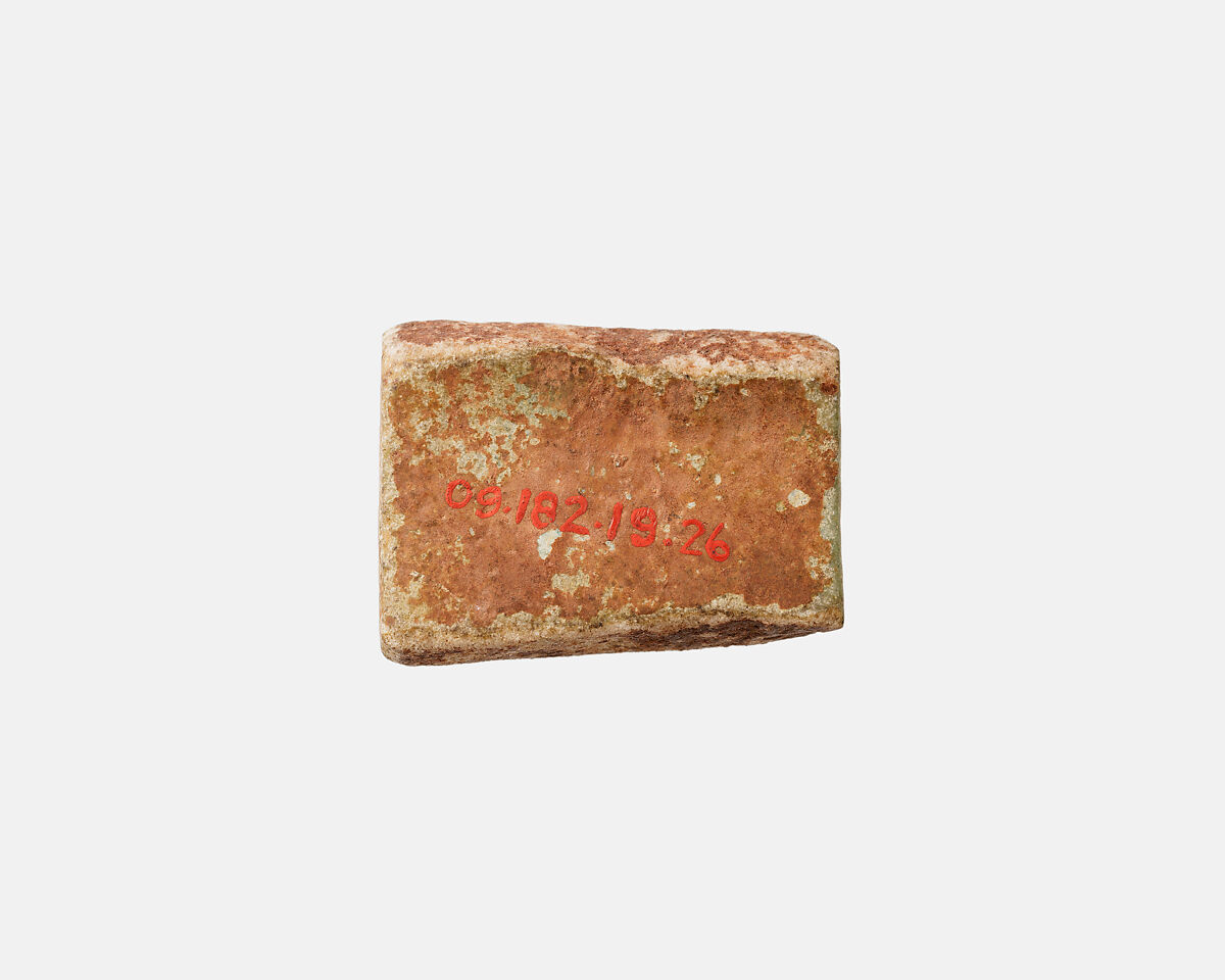 Fragment of a votive bracelet, Faience