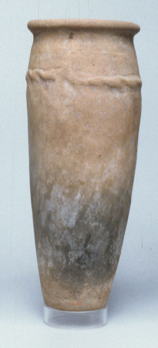 Wavy-handled jar, Pottery