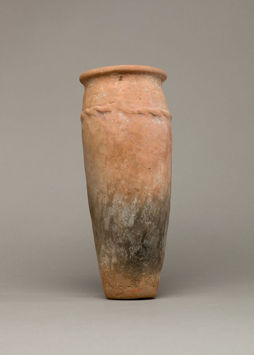 Wavy-handled jar, Pottery 