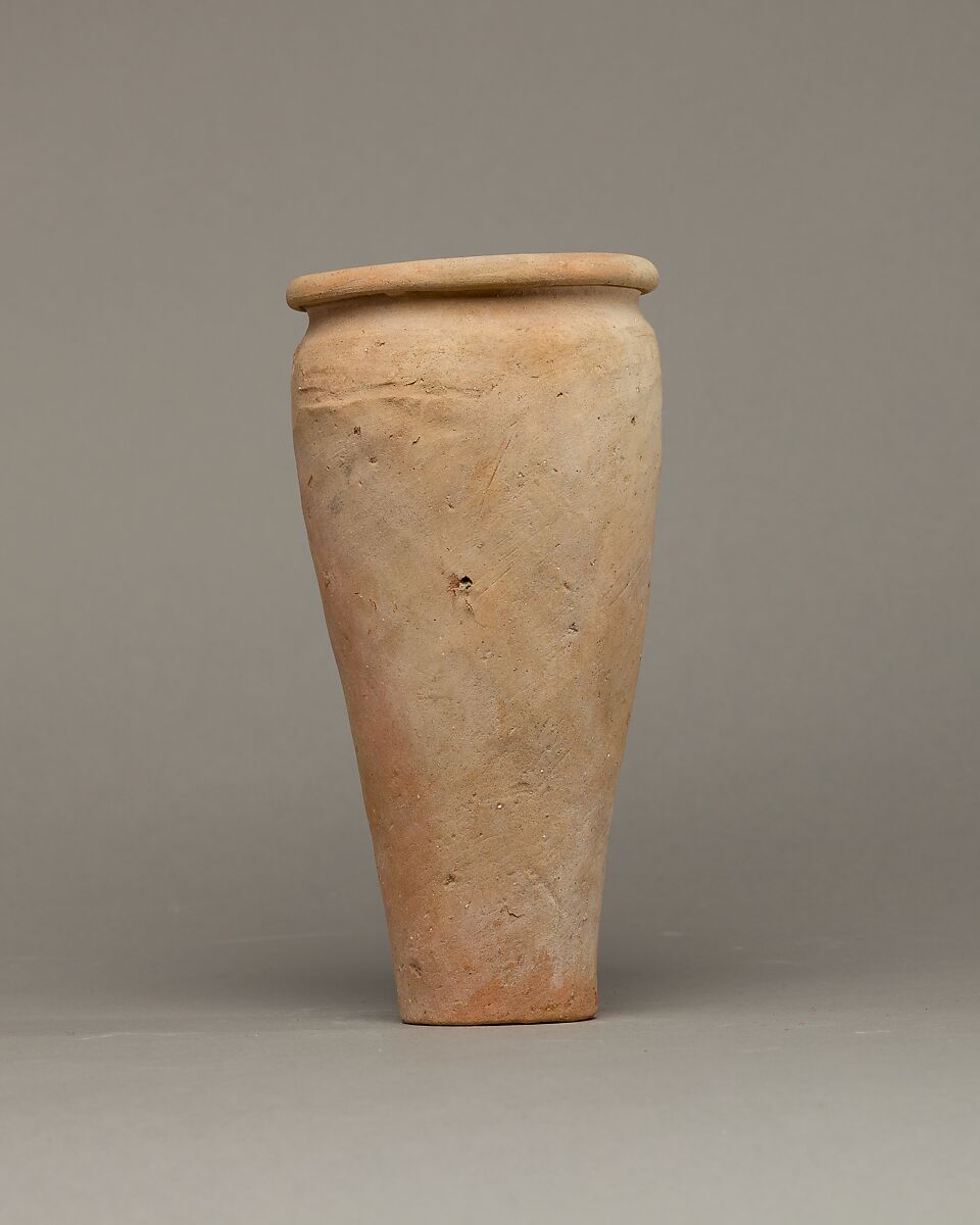Wavy-handled jar, Pottery