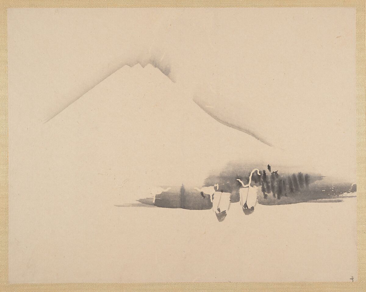 Painting, Shibata Zeshin (Japanese, 1807–1891), Album of seventeen sketches; watercolor on paper; mounted on natural silk, Japan