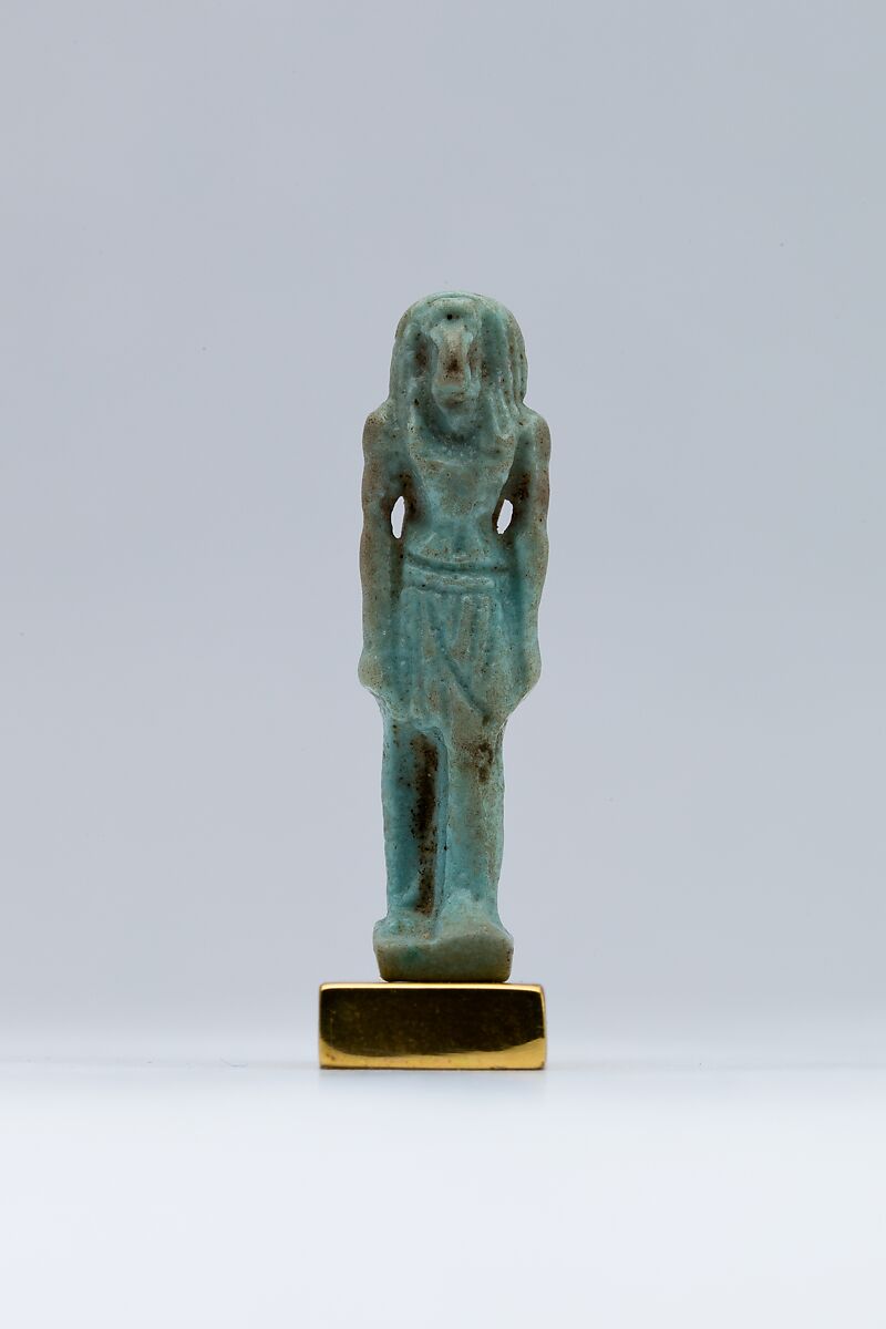 Thoth Amulet, Faience 