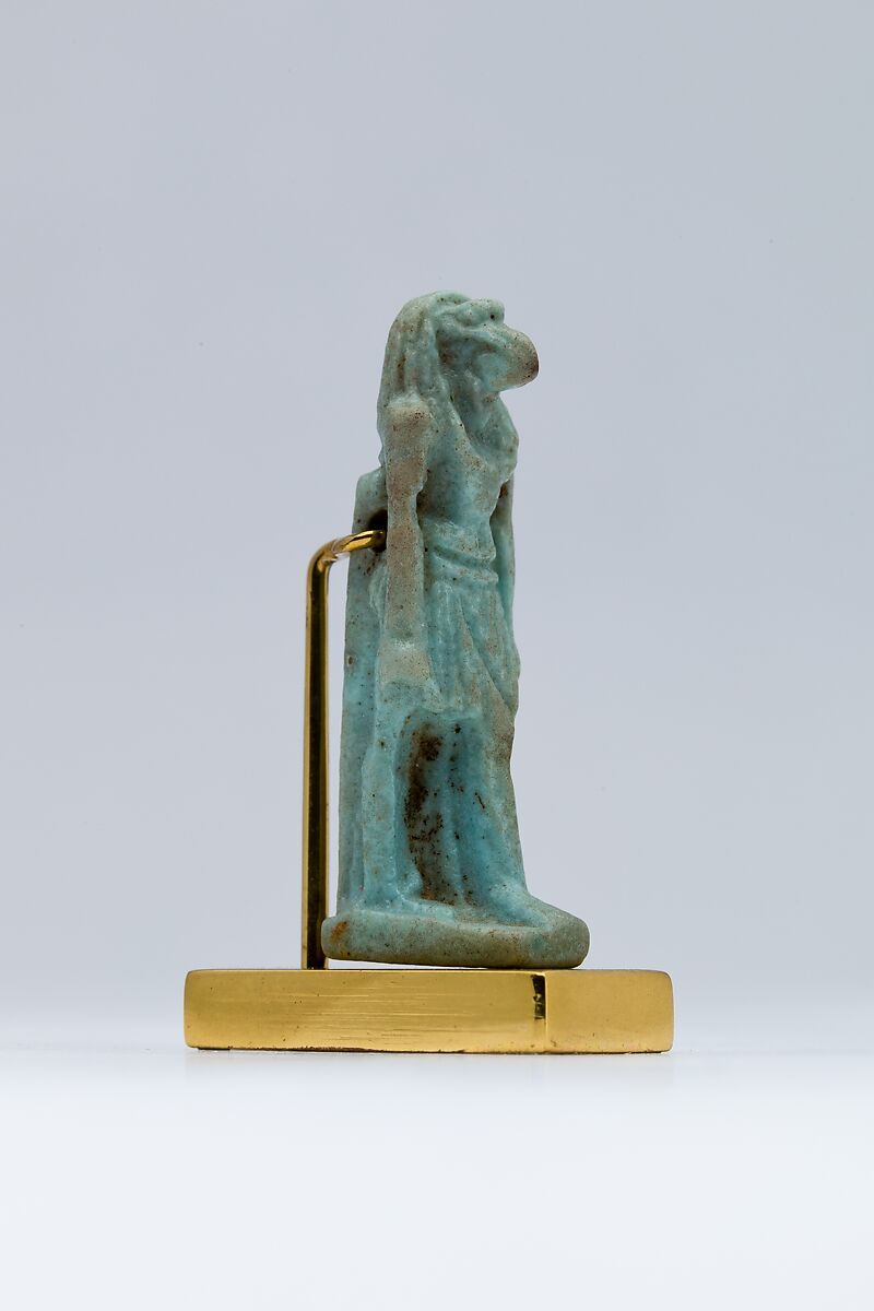 Thoth Amulet, Faience