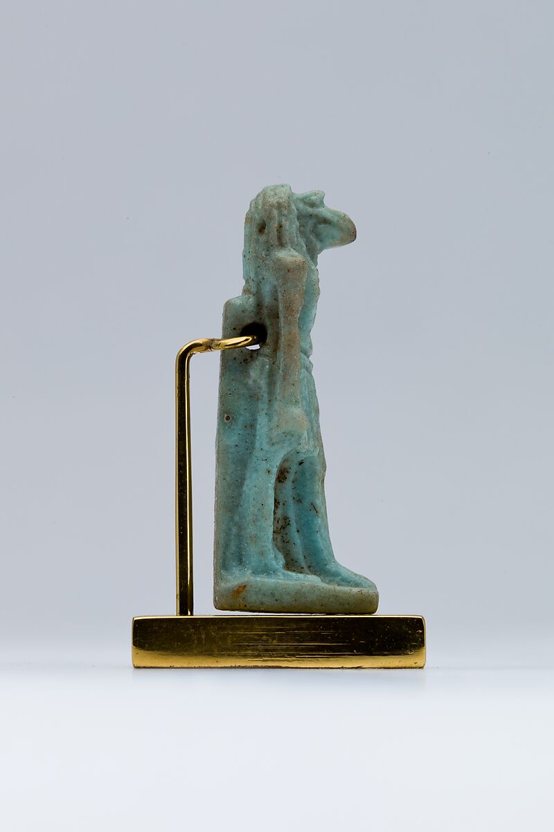 Thoth Amulet, Faience