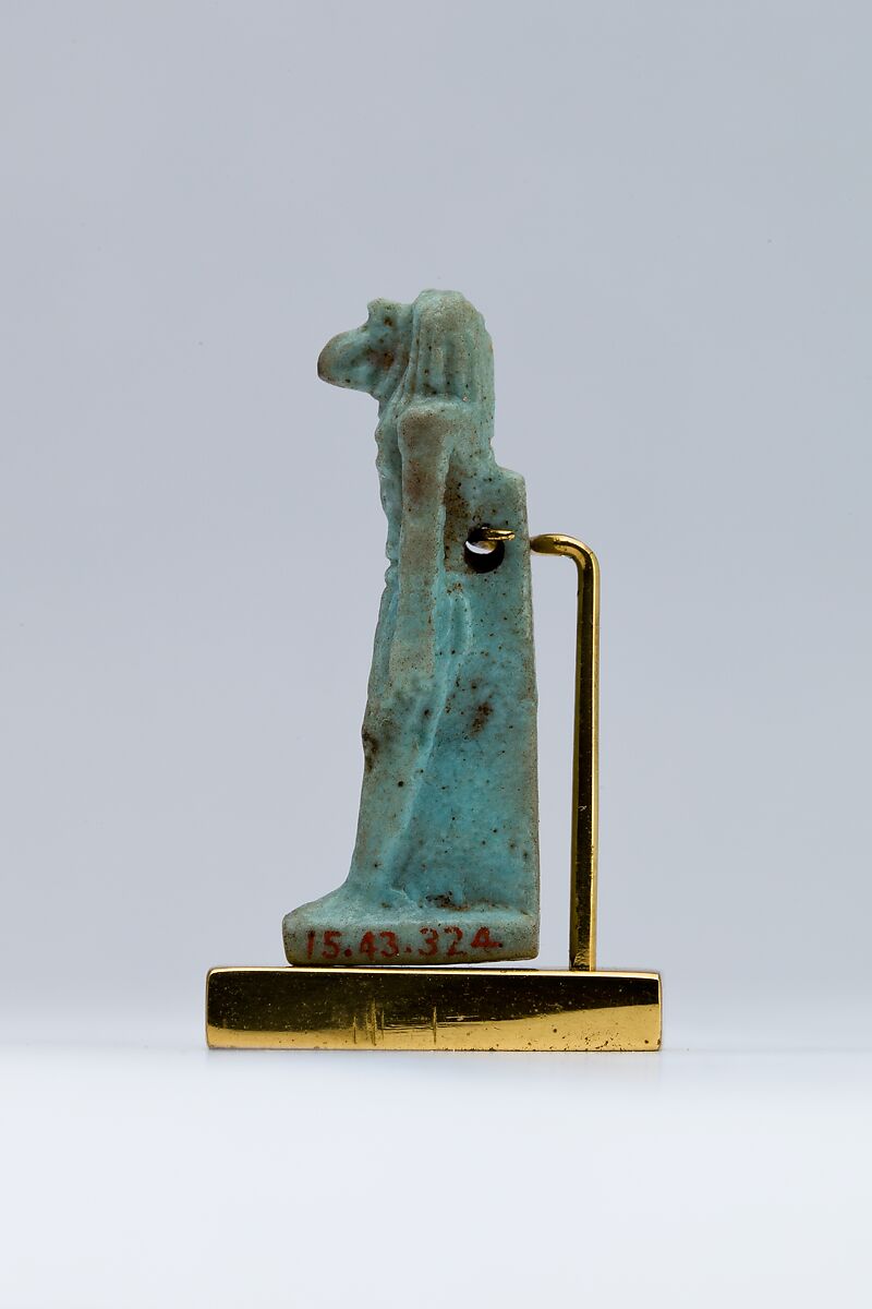 Thoth Amulet, Faience
