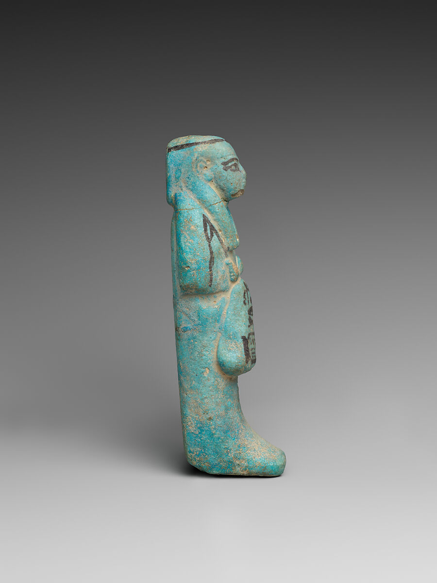 Shabti of the Divine Adoratrice, Henettawy, Faience