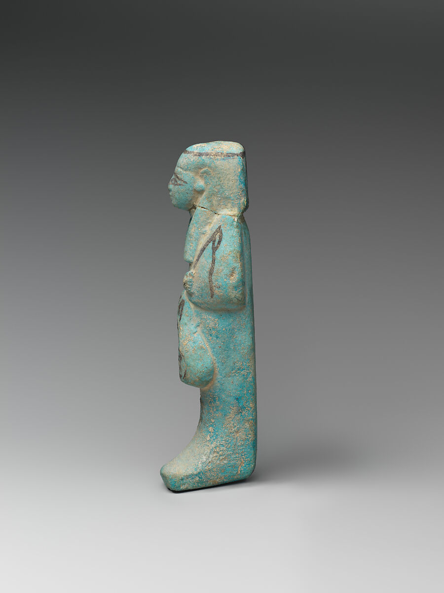 Shabti of the Divine Adoratrice, Henettawy, Faience