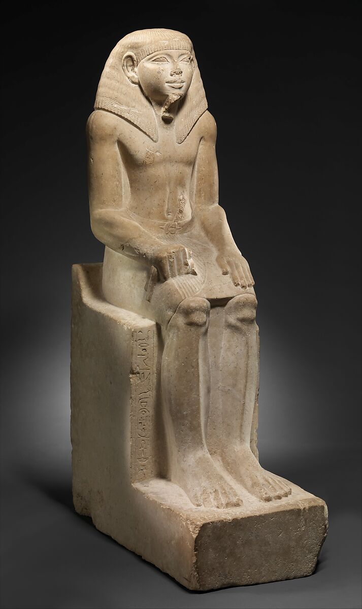 Seated Statue of the Steward Sehetepibreankh, Limestone